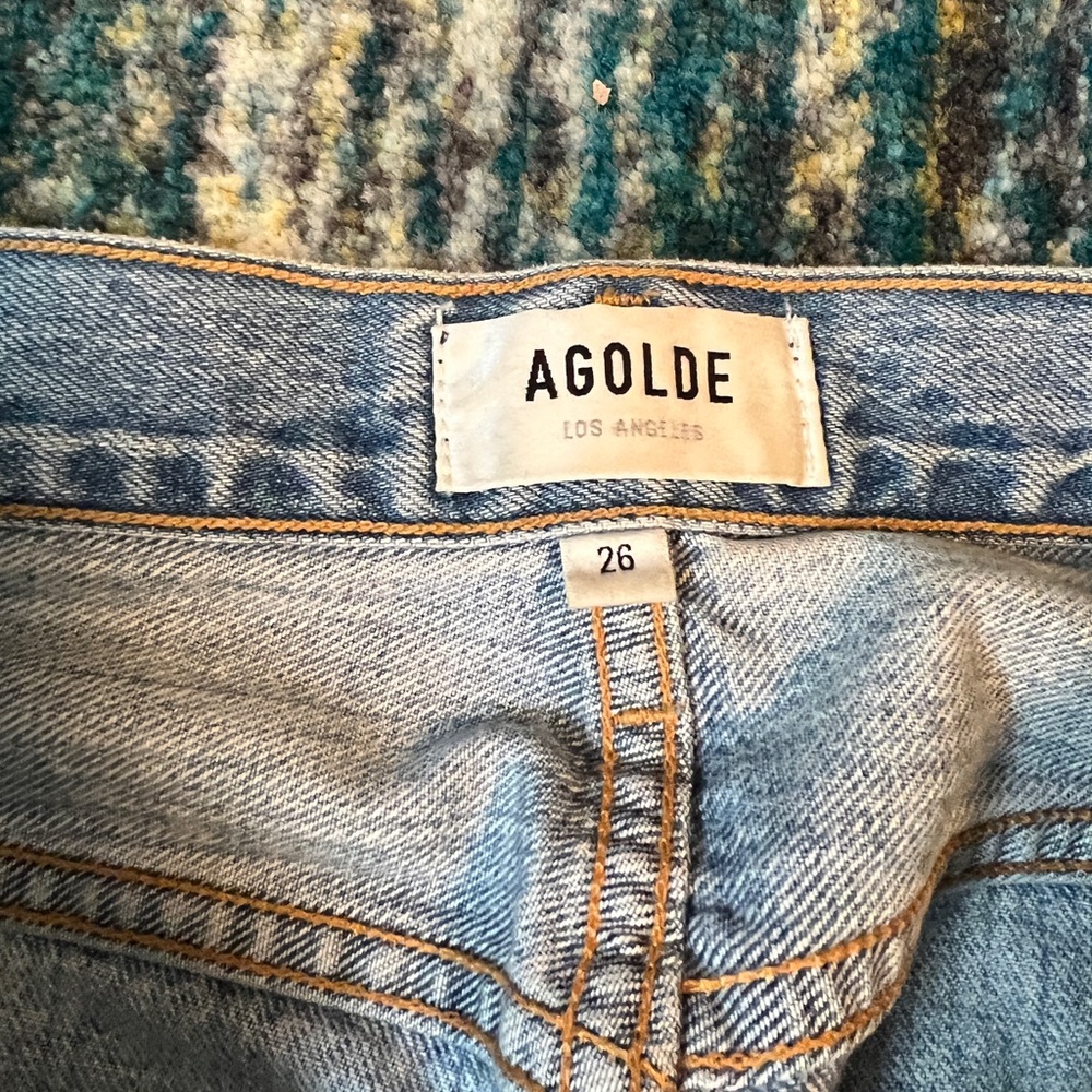 AGOLDE Riley High Rise Straight Crop Jean - Picture 9 of 9